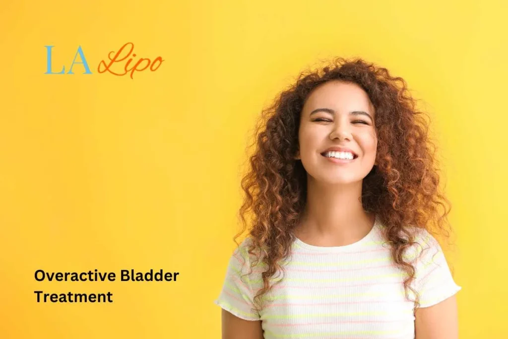 woman smiling about overactive bladder treatment Minehead solutions